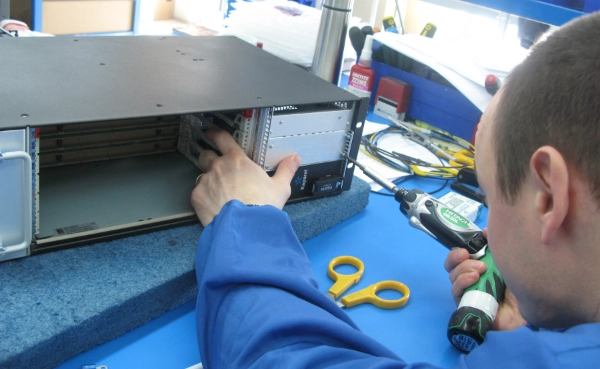 worker assembling parts